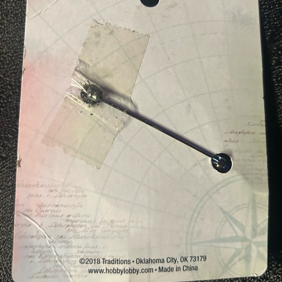 Blingged Out Saturn Planet Brooch / Pin - Picture 3 of 3